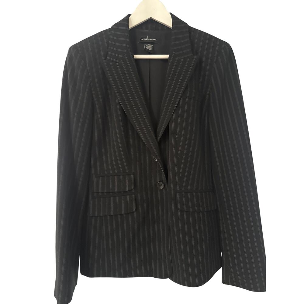 Moda International pinstriped Women’s Suit Jacket.
